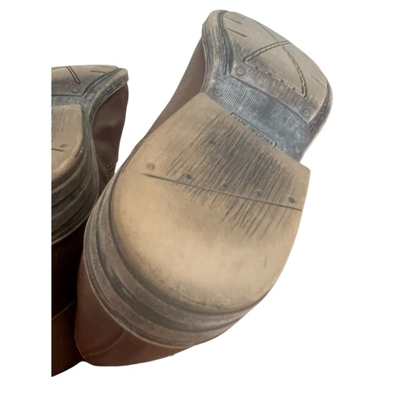 American Rag Acale Midcalf Brown Boots Women's 9M Straps & Buckles Pull On - Picture 11 of 15